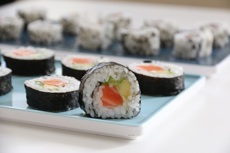 sushi - futomaki og uramaki