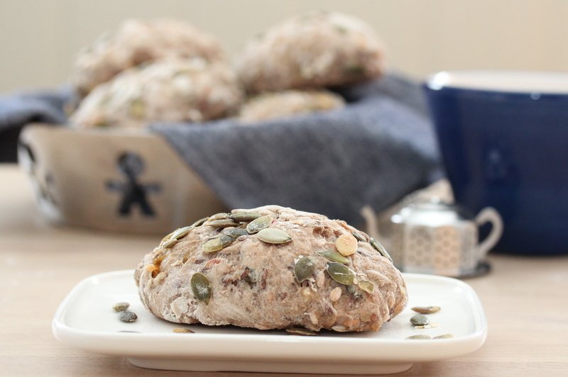Muslibrød muslirundstykker