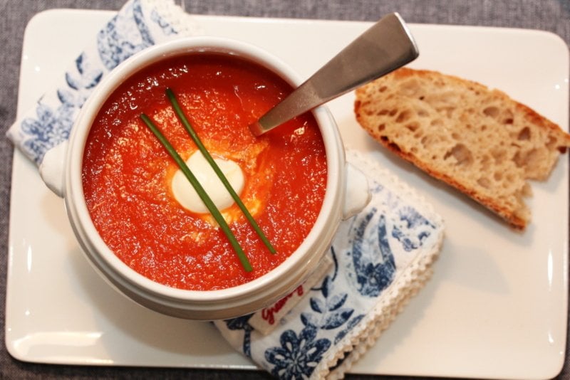 Tomatsuppe med appelsin og chili 1