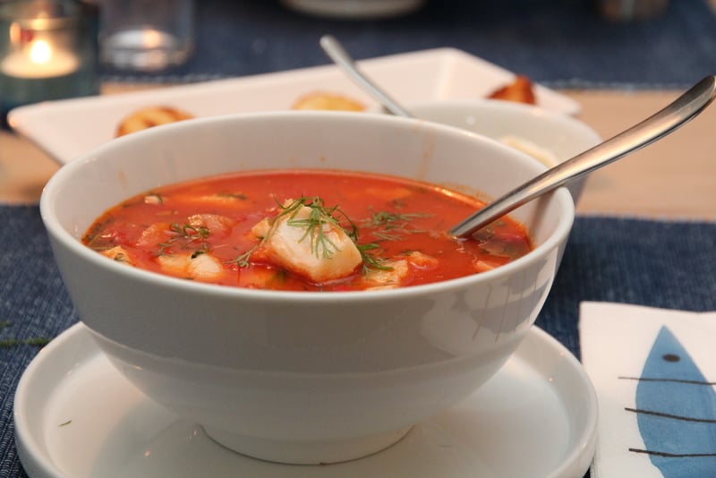 Fiskesuppe Med Torsk Tomat Og Chili TRINES MATBLOGG