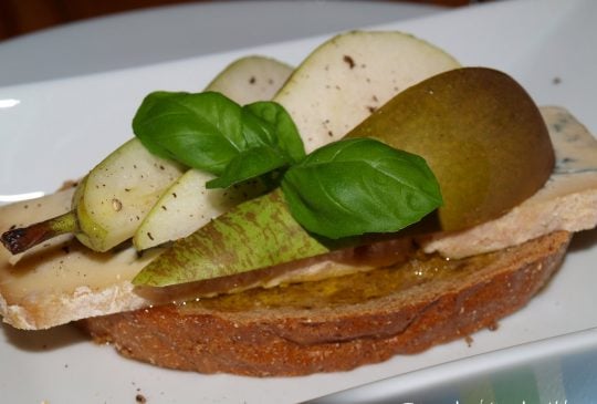 Image: Gorgonzola med pærer og pepper