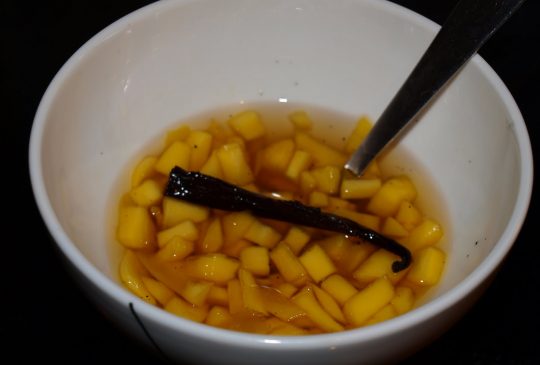 Image: Marinert mango med Gelato di Crema