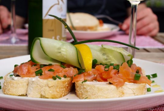 Image: Laksesandwich med minner fra Paris
