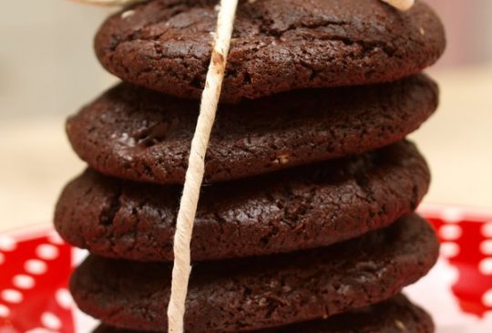 Image: Mørke sjokoladecookies med hvit sjokolade ;)