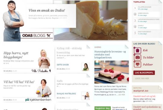 Image: Matbloggerne – ny portal for matblogging og matglede