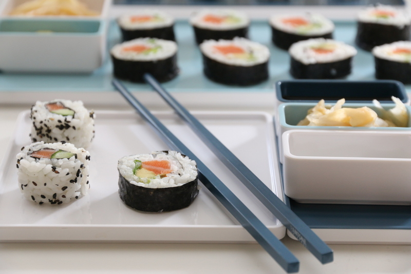 sushi - futomaki og uramaki