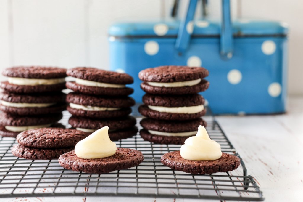 Oreocookies - sjokoladekjeks med vaniljekrem