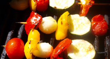 Image: Fargerike grillspyd