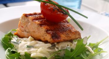 Image: Grillet laks med fennikelsalat