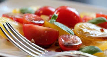 Image: Økologisk tomatsalat med møøøzzarella