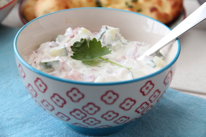 Kylling tikka masala - raita