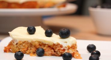 Image: Gulrotkake med hvit sjokolade og ostekrem