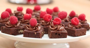 Image: Brownies med sjokoladekrem