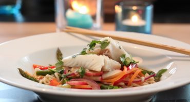 Image: Hot fiskesuppe med torsk og asiatiske smaker