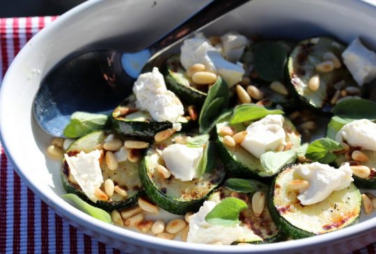 Image: Grillet squashsalat med feta