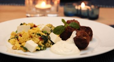 Image: Kjøttboller med sitronsaus og couscous