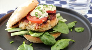 Image: «Jægerns» fiskeburger