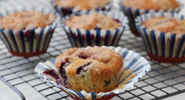 Image: BLÅBÆRMUFFINS MED KANELKRØNSJ