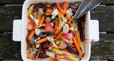 Image: OVNSBAKTE ROTGRØNNSAKER MED BLÅMUGGOST