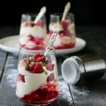 Eton Mess - pikekyss med fløtekrem og bringebær