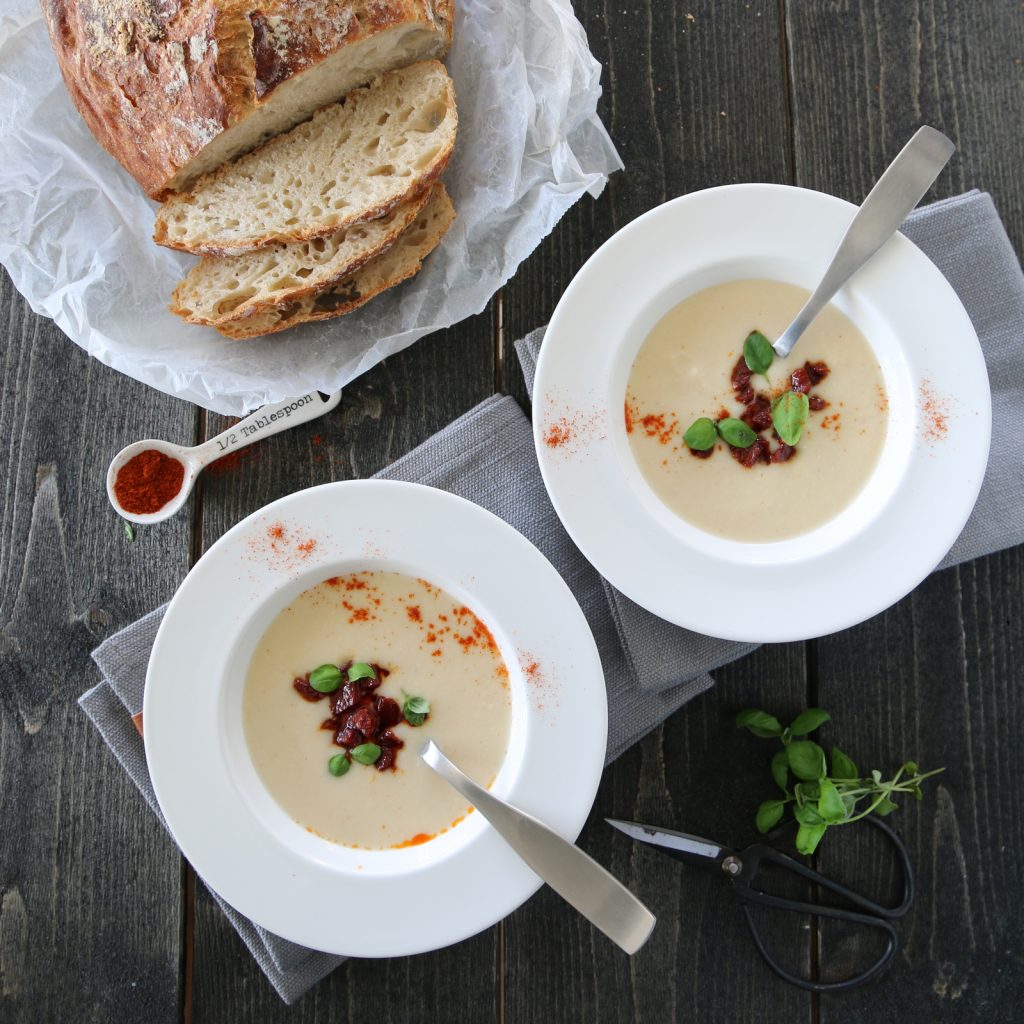 Sellerirotsuppe med chorizo