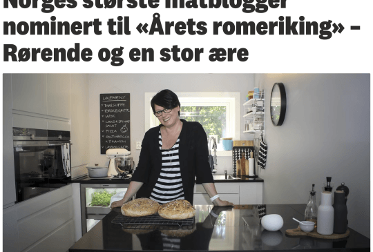 Image: Romerikes Blad – RØRENDE OG EN STOR ÆRE