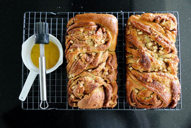 Babka med eple og kanel