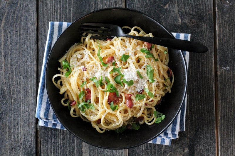 Spagetti carbonara ***************