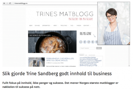 Image: Cloud Media –  Slik gjorde Trine Sandberg godt innhold til business