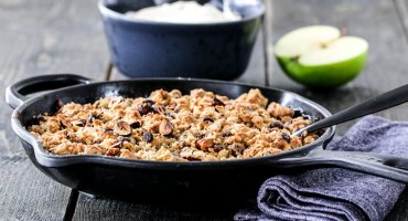 Image: SMULDREPAI MED KARAMELLISERTE EPLER