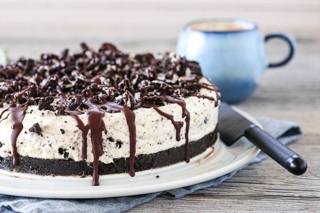 OSTEKAKE MED OREO OG SJOKOLADE