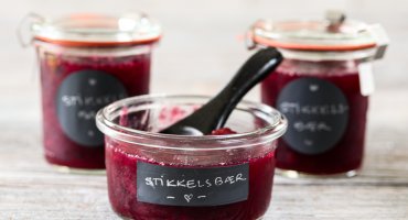 Image: STIKKELSBÆRSYLTETØY MED VANILJE