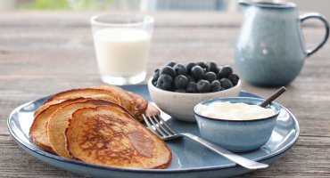 Image: FROKOSTPANNEKAKER MED HAVRE OG BANAN