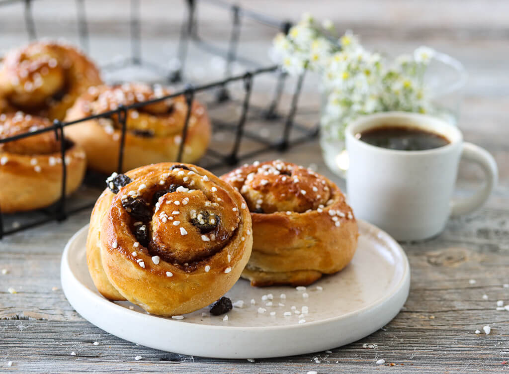 Kanelboller med rosiner