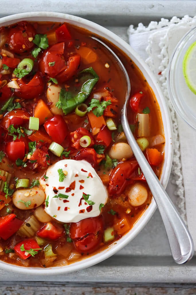 Italiensk grønnsaksuppe