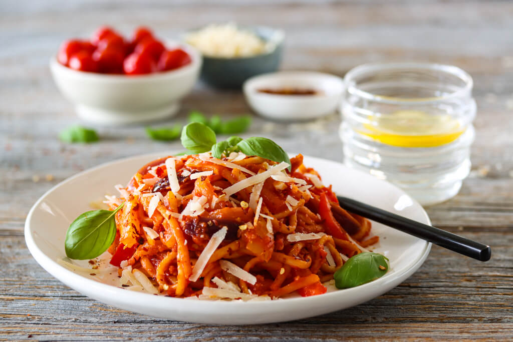 One pot-pasta med nduja og paprika