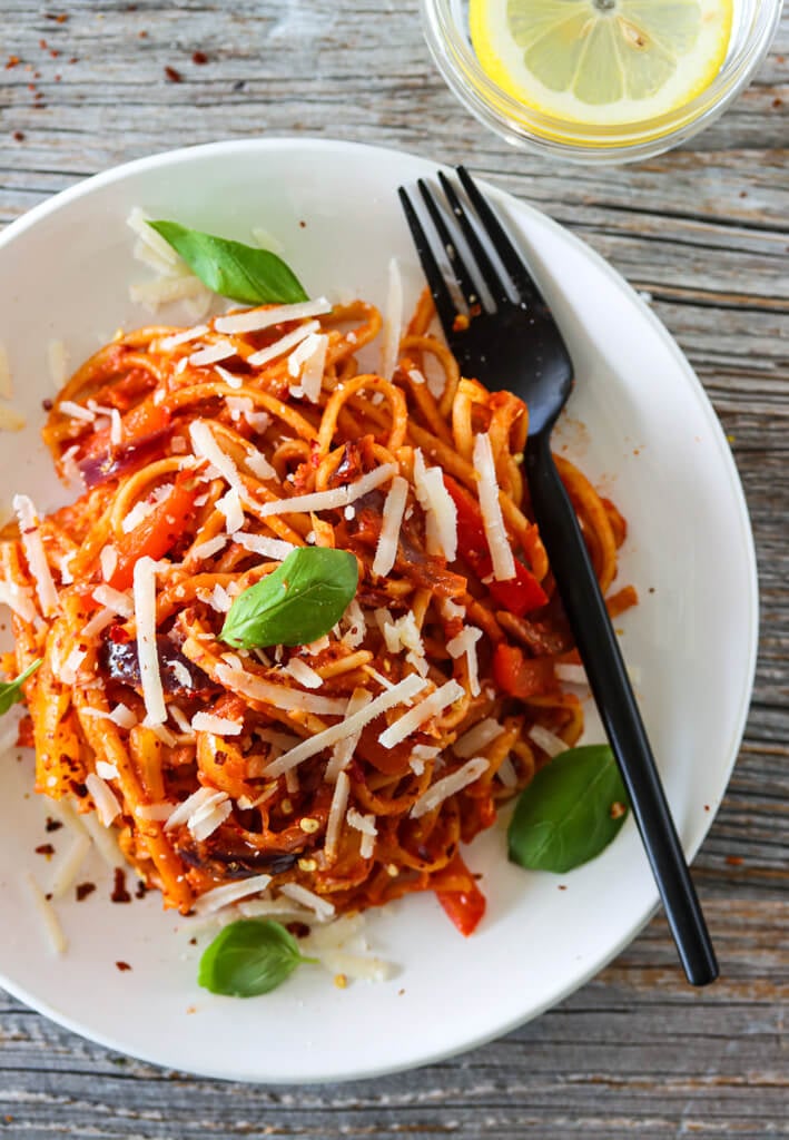 One pot-pasta med nduja og paprika