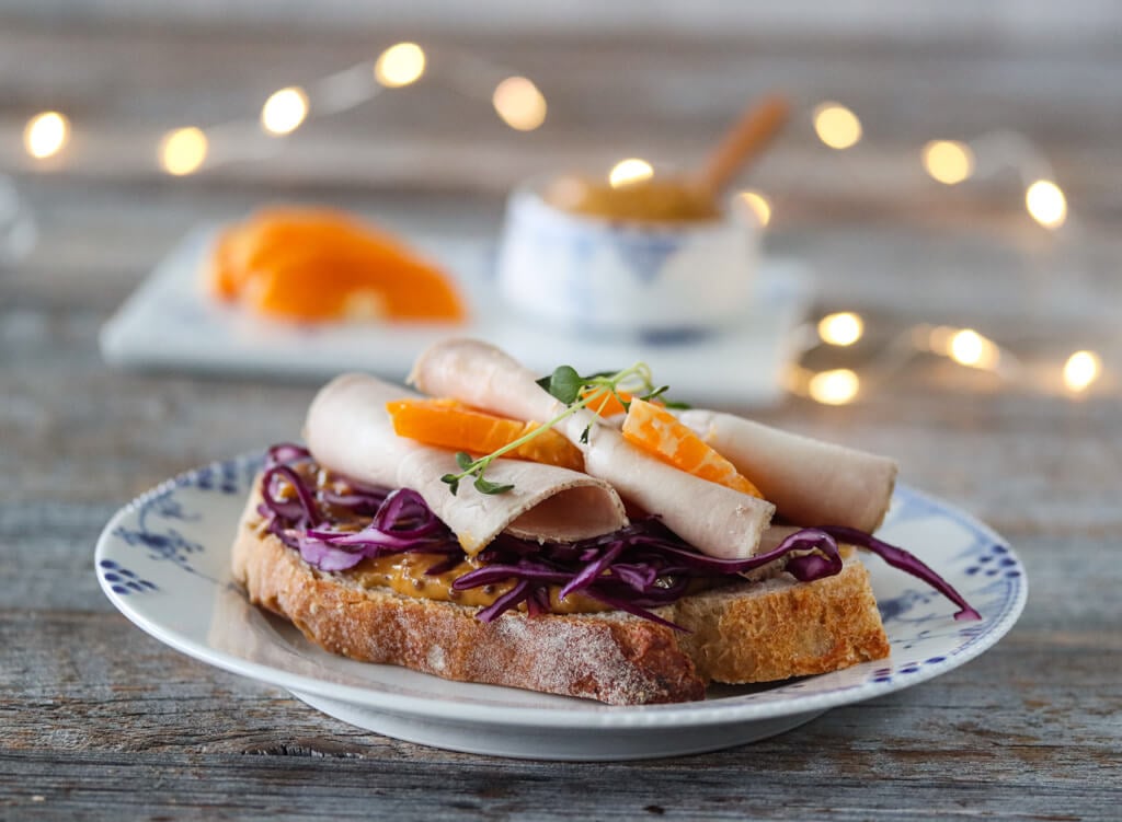 Julesmørbrød juleskinke