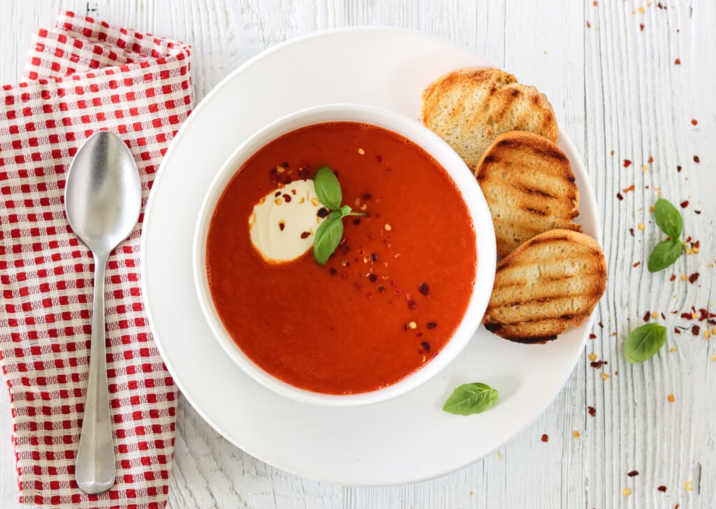 Hjemmelaget tomatsuppe