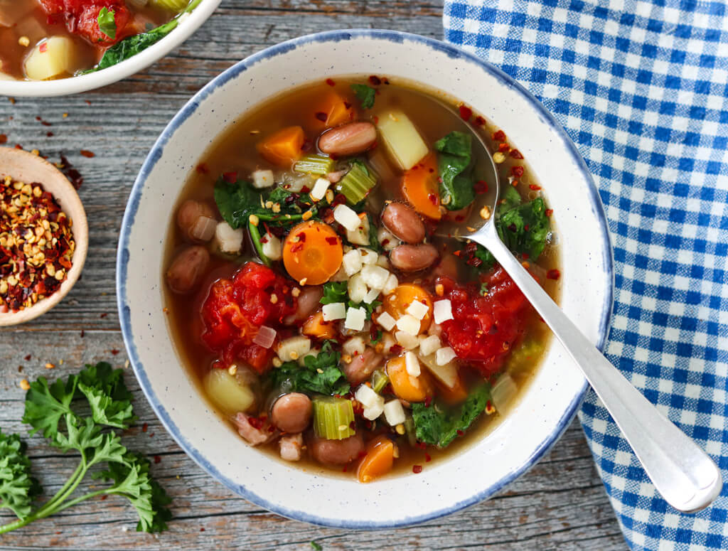 Toscansk grønnsaksuppe med bacon