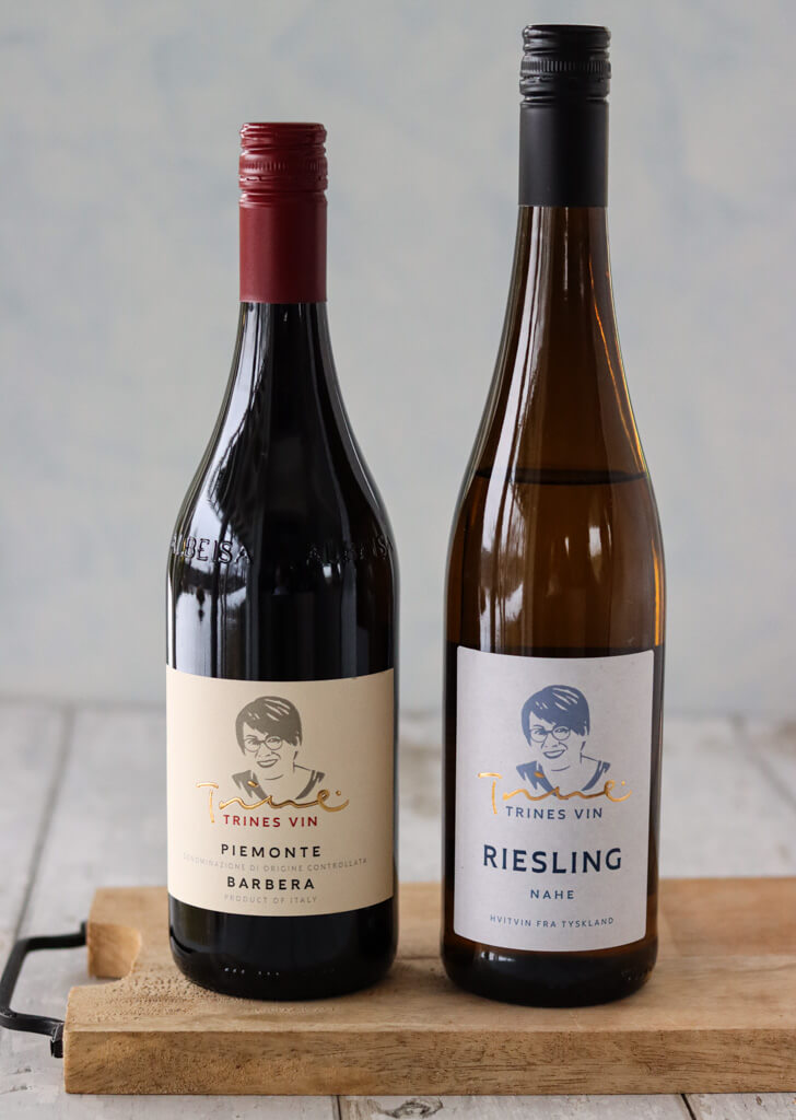 Trines Vin Riesling + Trines Vin Barbera