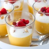 Image: PANNA COTTA MED MANGO OG YOGHURTKREM