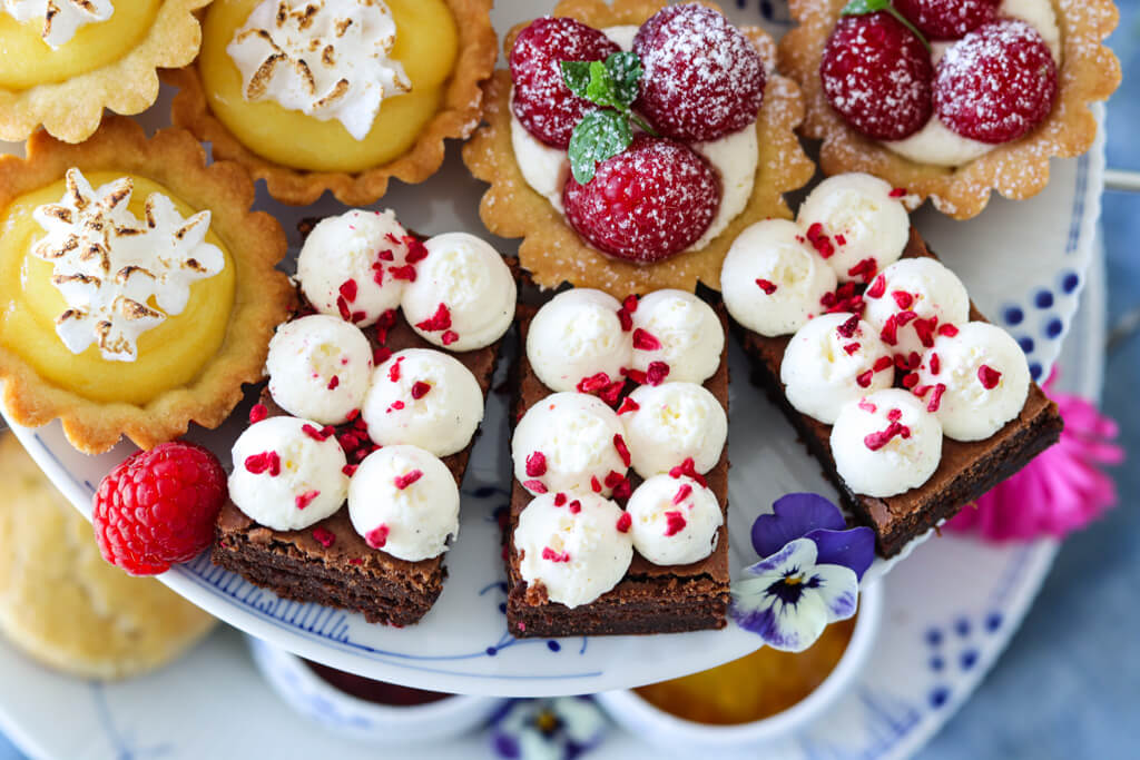 Brownie med mascarponekrem