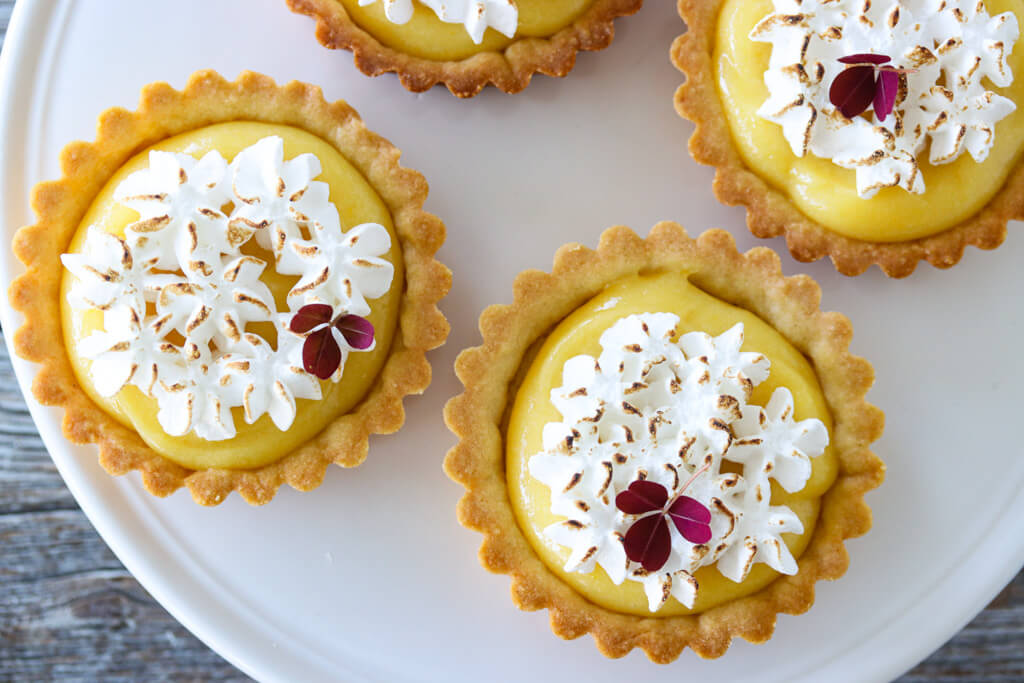 Sitronterte med italiensk marengs