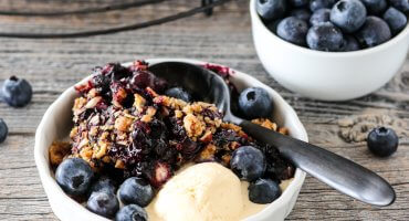 Image: SMULDREPAI MED BLÅBÆR OG SITRON