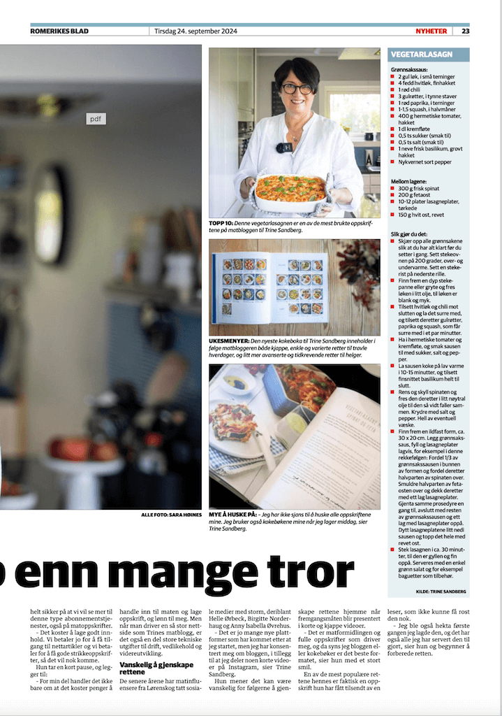 Det er mye mer jobb enn mange tror Trine Romerikes blad