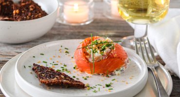 Image: RØKELAKSMOUSSE MED EPLE OG SPRØ QUINOA