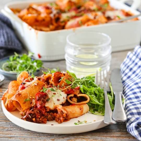 Image: PASTA AL FORNO – FARGERIK ITALIENSK PASTAGRATENG