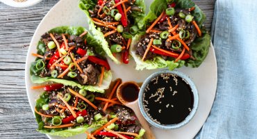 Image: REINSDYRWRAPS MED TERYIAKISAUS