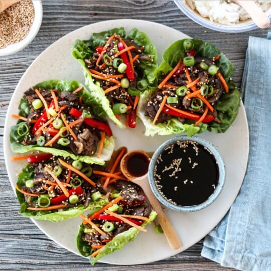 Image: REINSDYRWRAPS MED TERYIAKISAUS